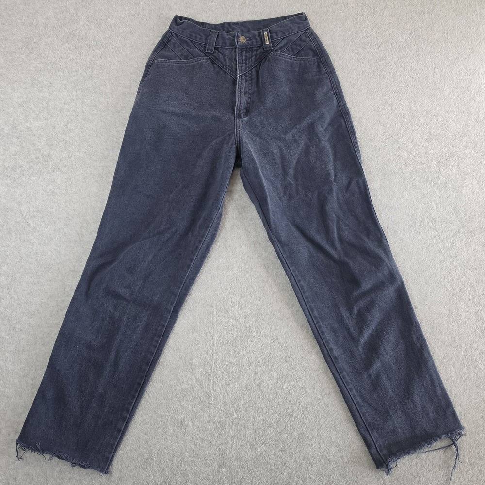 Vtg Rockies Western Jeans Blue High Rise V-Yoke Bareback 31/11 (Measures 30x29)